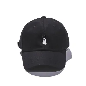 GR OPEN ZIPPER CAP BLACK