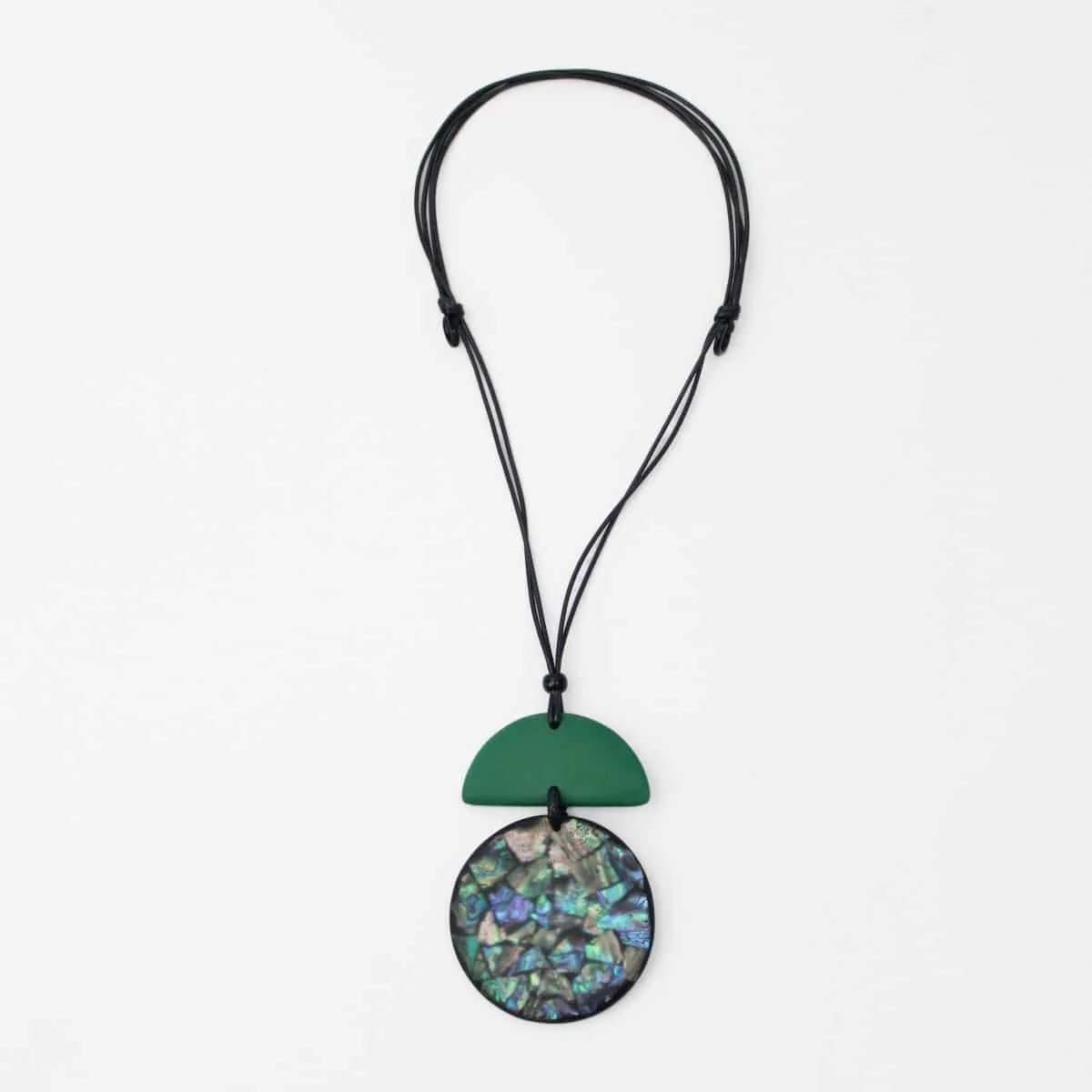 Green Addison Pendant Necklace
