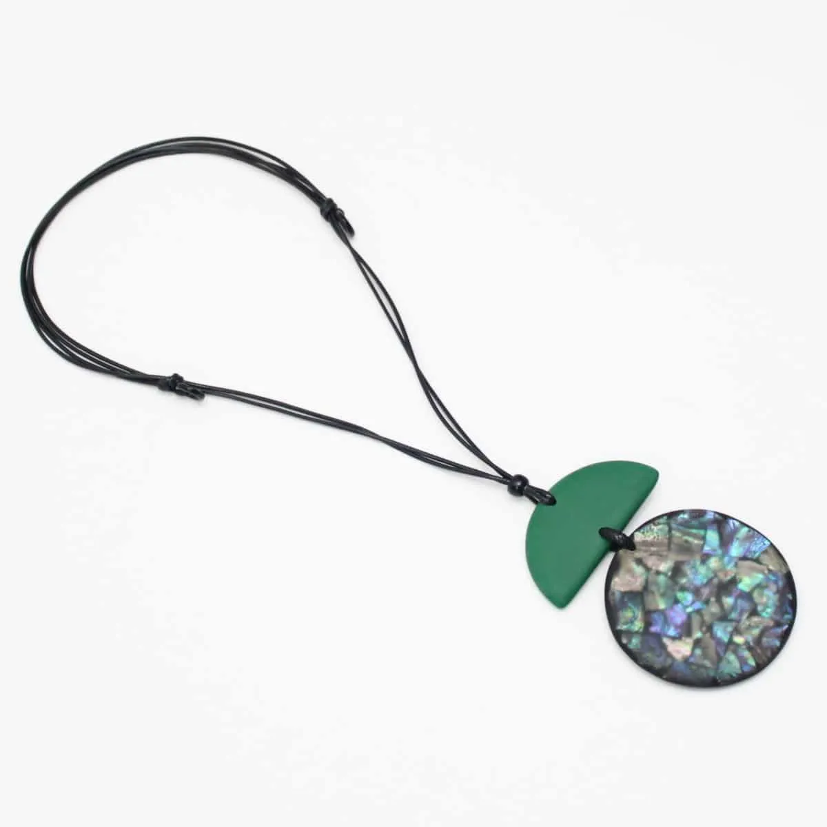 Green Addison Pendant Necklace
