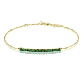Half Emerald Bracelet