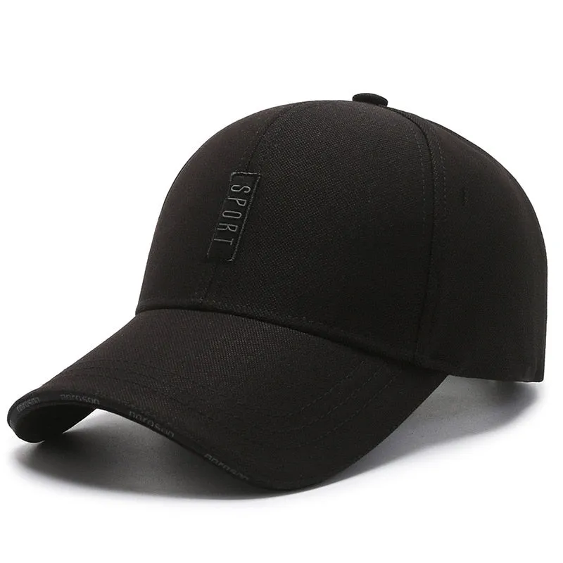 High Quality Sport Mens Baseball Cap Cotton Snapback Kpop Dad Hat Gorras Hombre Trucker Caps Adjustable Golf Cap Male