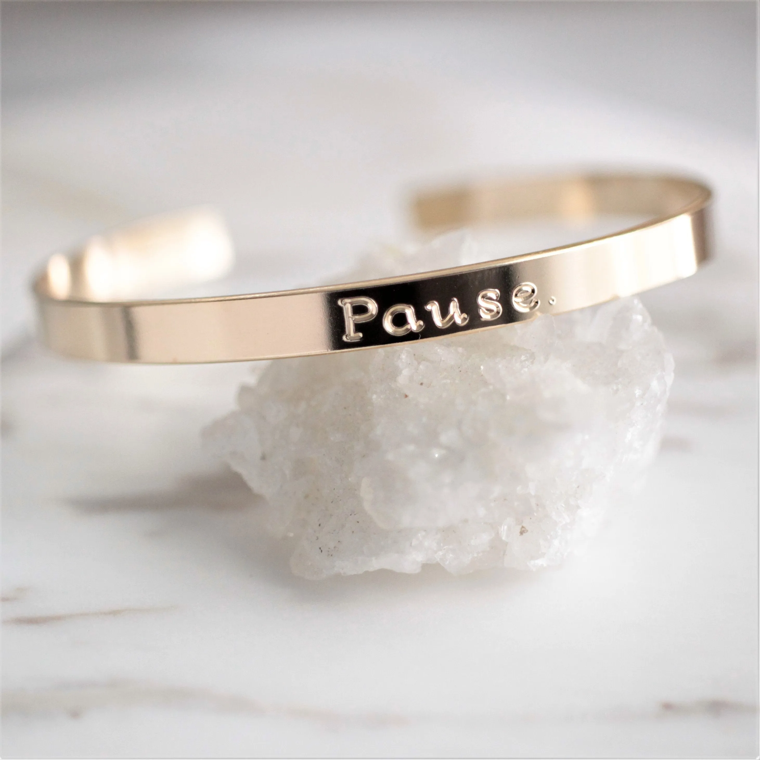 Inspirational and Personalized Custom Engraved Bracelet