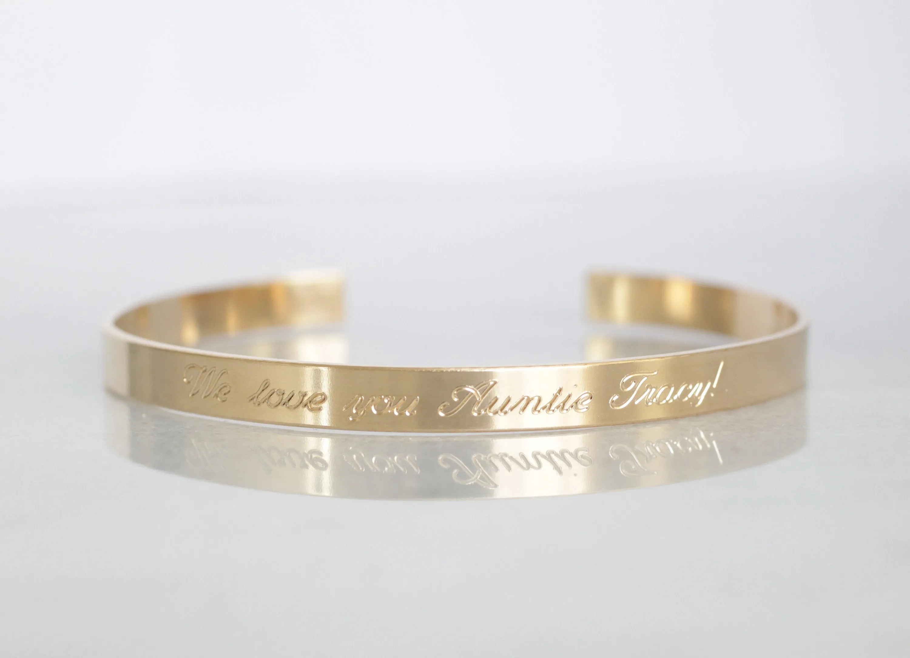 Inspirational and Personalized Custom Engraved Bracelet