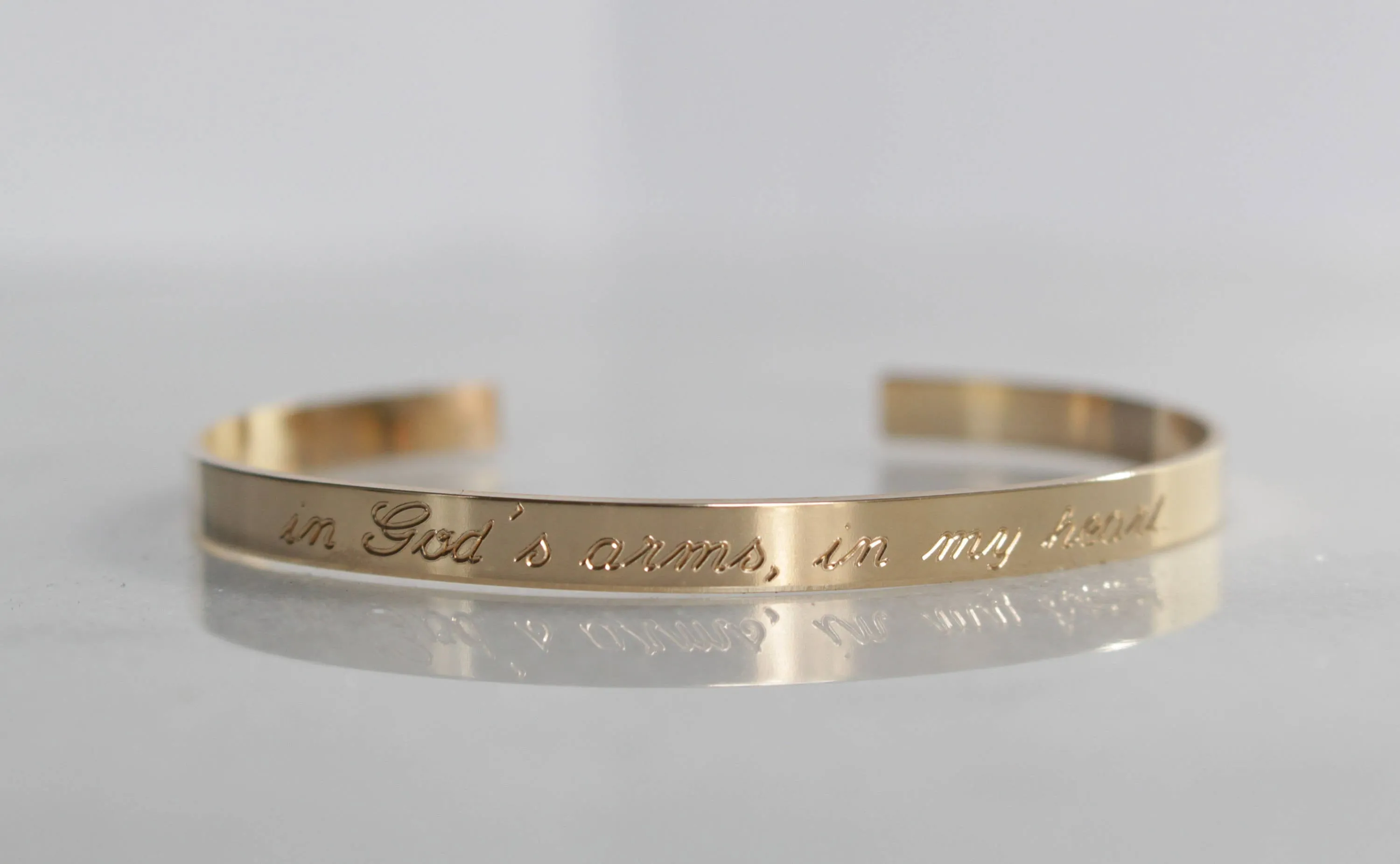 Inspirational and Personalized Custom Engraved Bracelet