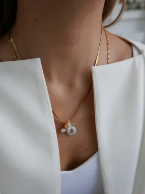 Intertwined (Peach) - 3 In 1 Necklace