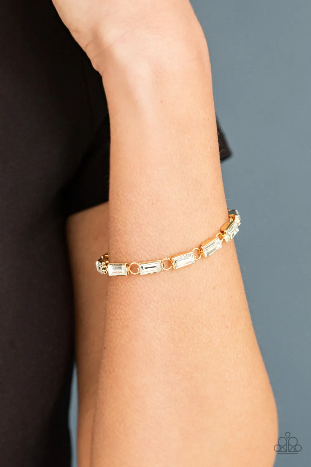 Irresistibly Icy - Gold Paparazzi Accessories