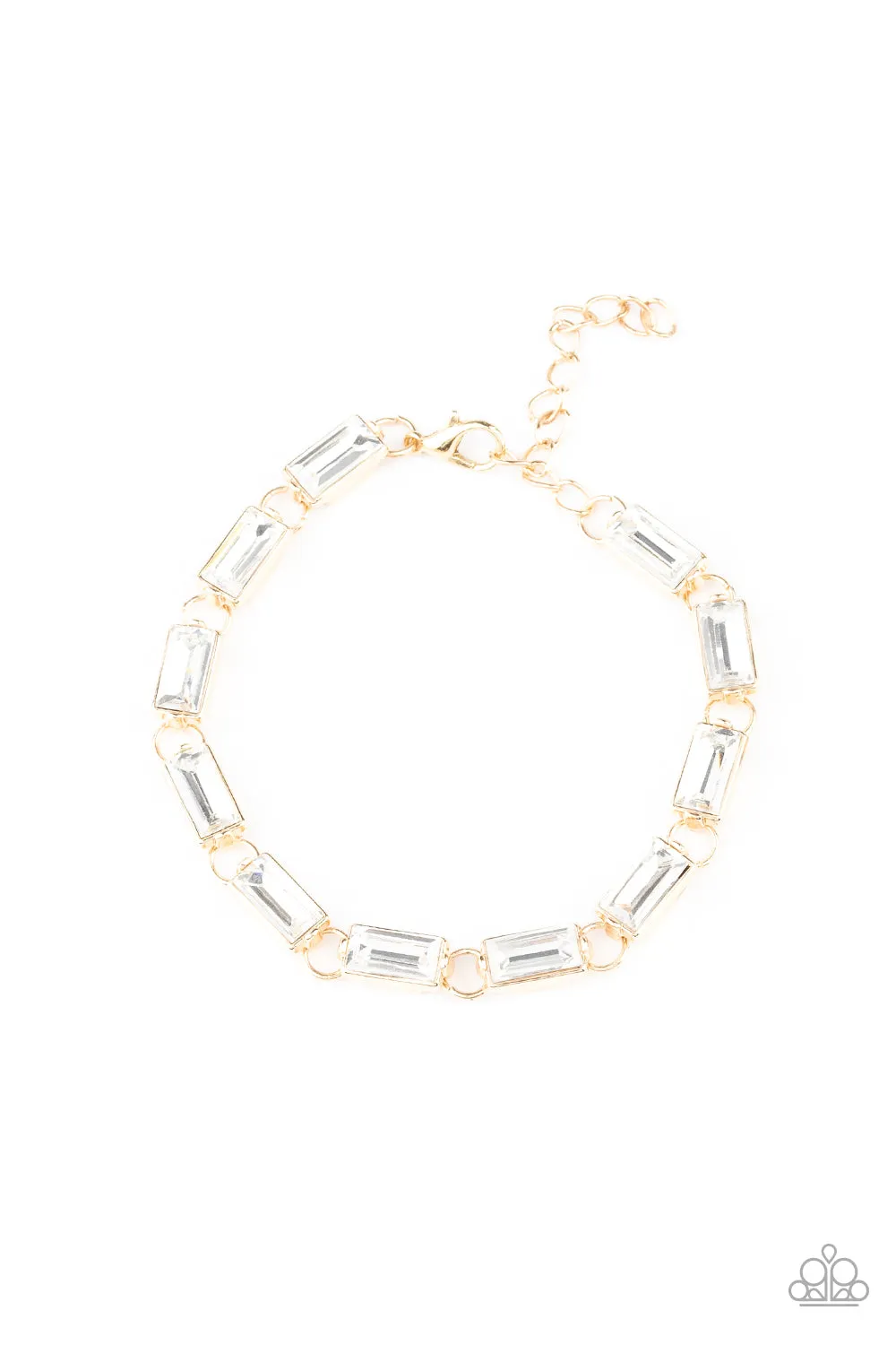 Irresistibly Icy - Gold Paparazzi Accessories