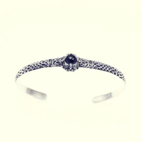 Islamic Round Bangle : S (Black Star)