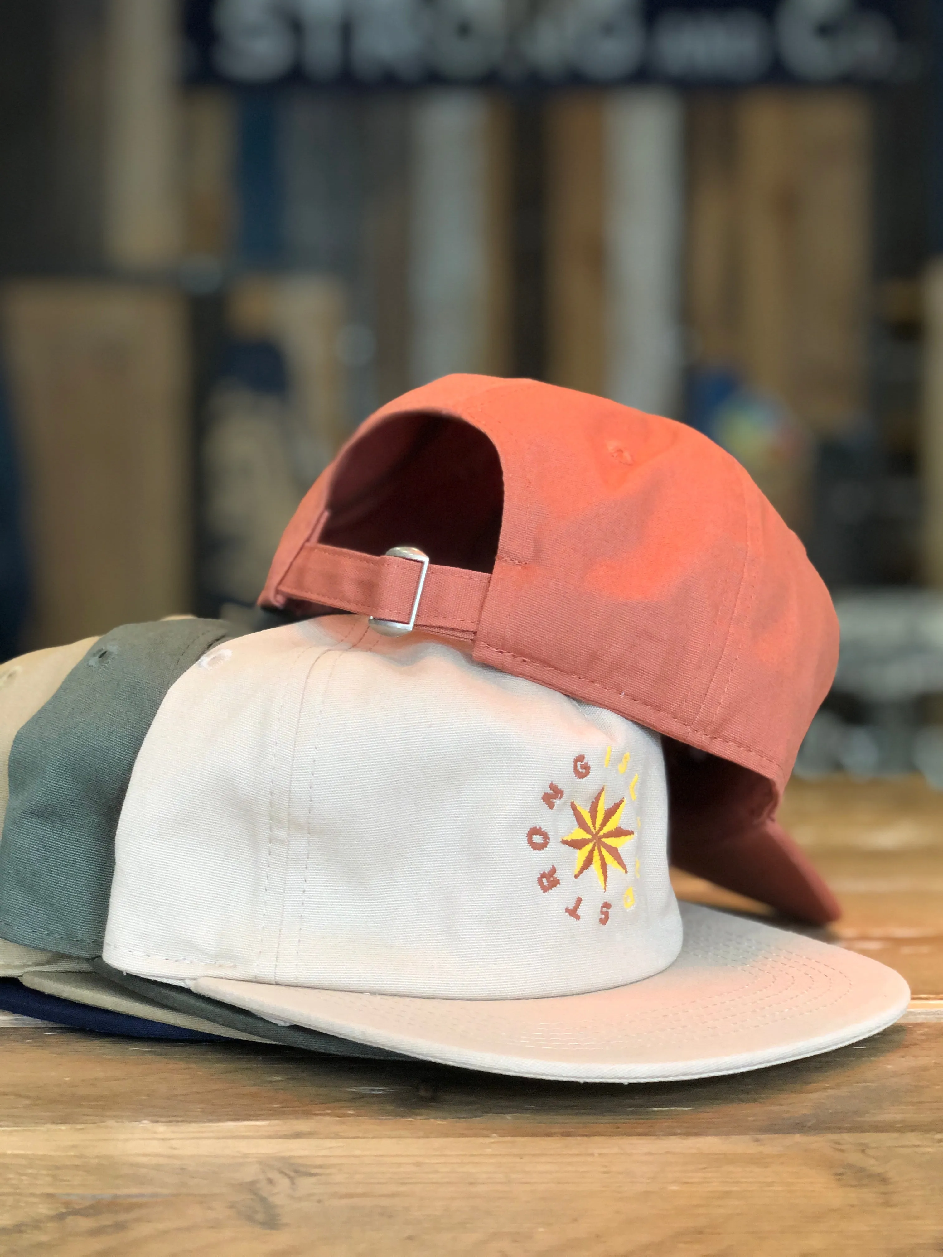 Island Star // 5 Panel Organic Cap - Terracotta