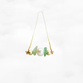 Jade and Pearl Necklace