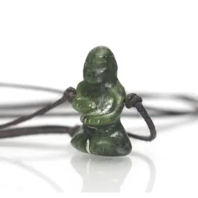 Jade Kneeling Buddha Figure, B