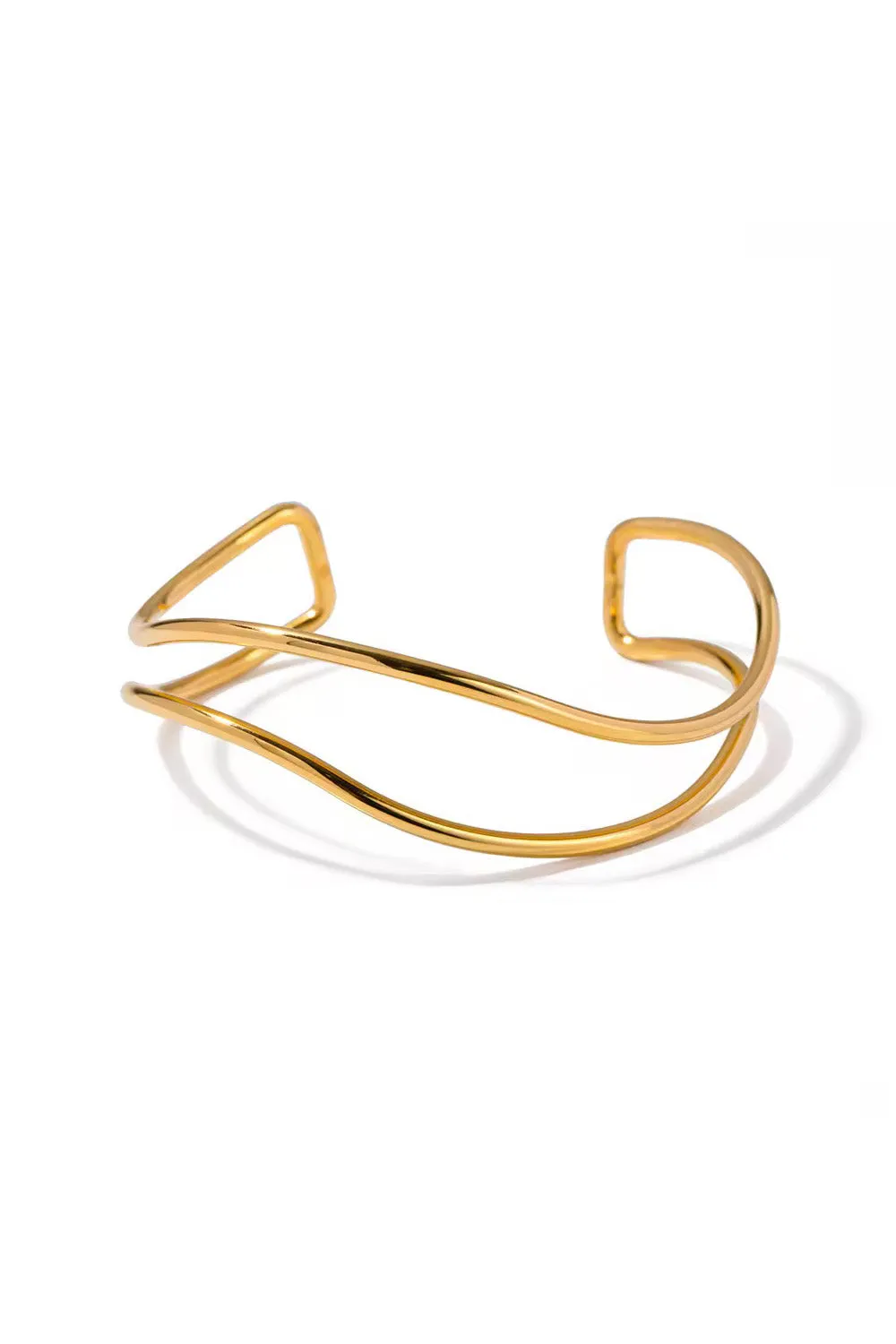 JASMINE CUFF 18K GP Stainless