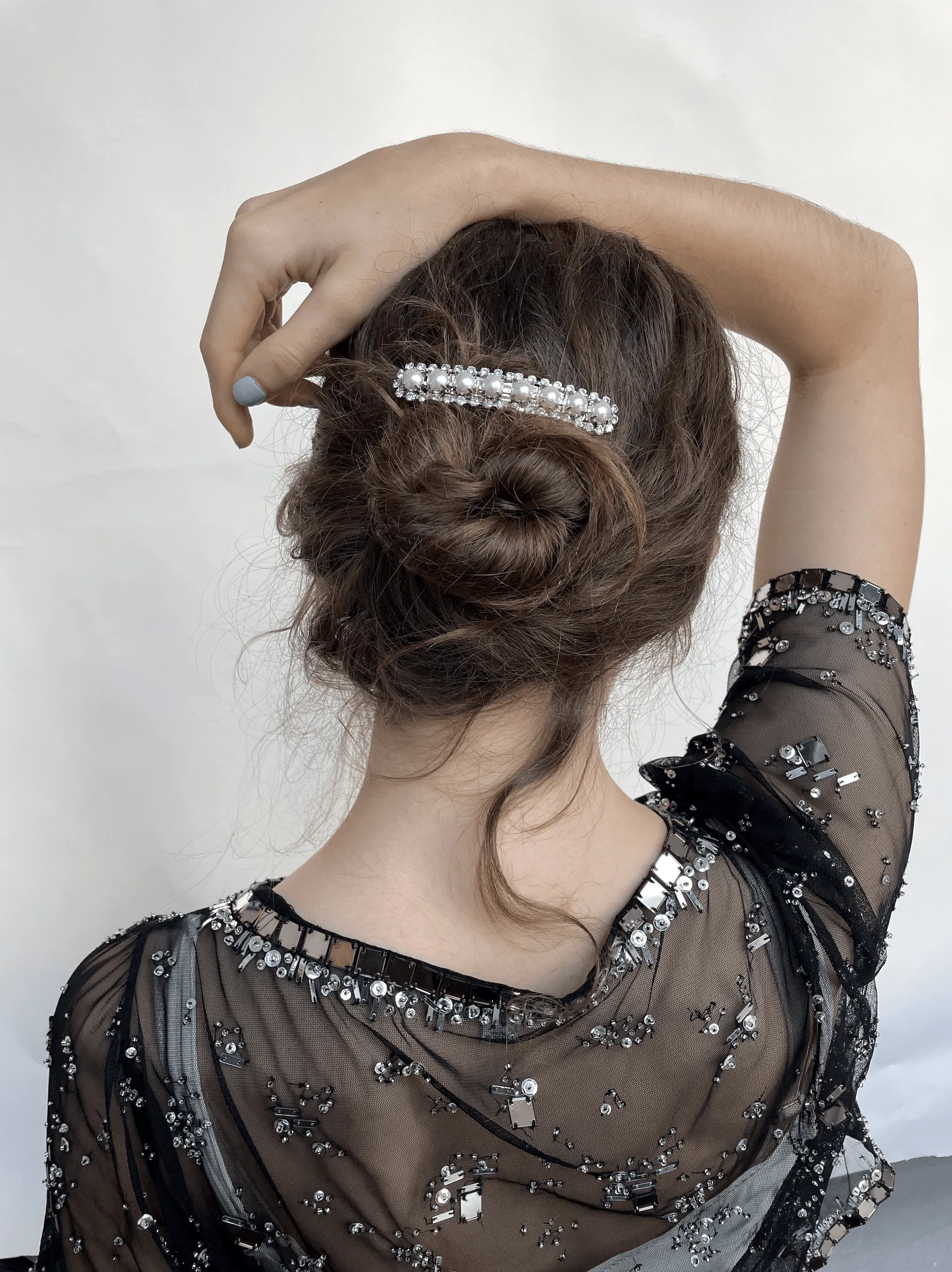 Jess Pearl and Crystal French Barrette