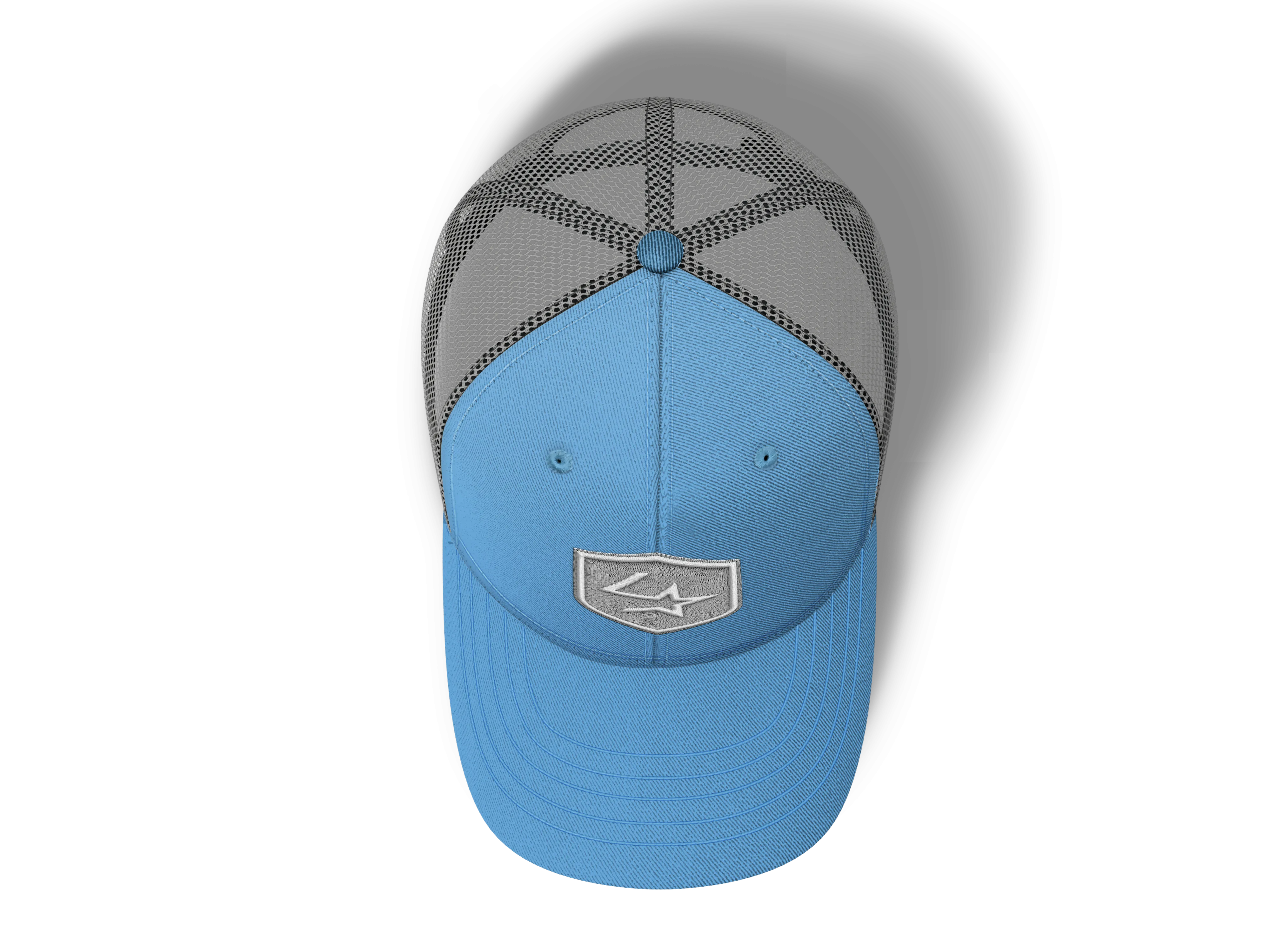 Lone Star Ropes Trucker Cap - Light Blue/Grey
