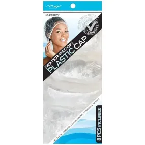 Magic Collection Water-Proof Plastic Caps - 8 pcs  (No.2199CRY)
