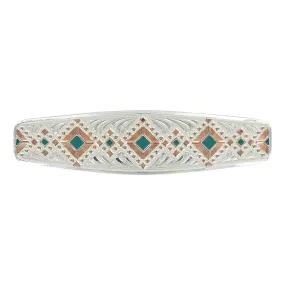 Montana Silversmiths Brand Two Tone Southwestern Beats Barrette