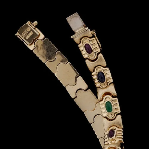 Multi-Colored Stone Bracelet