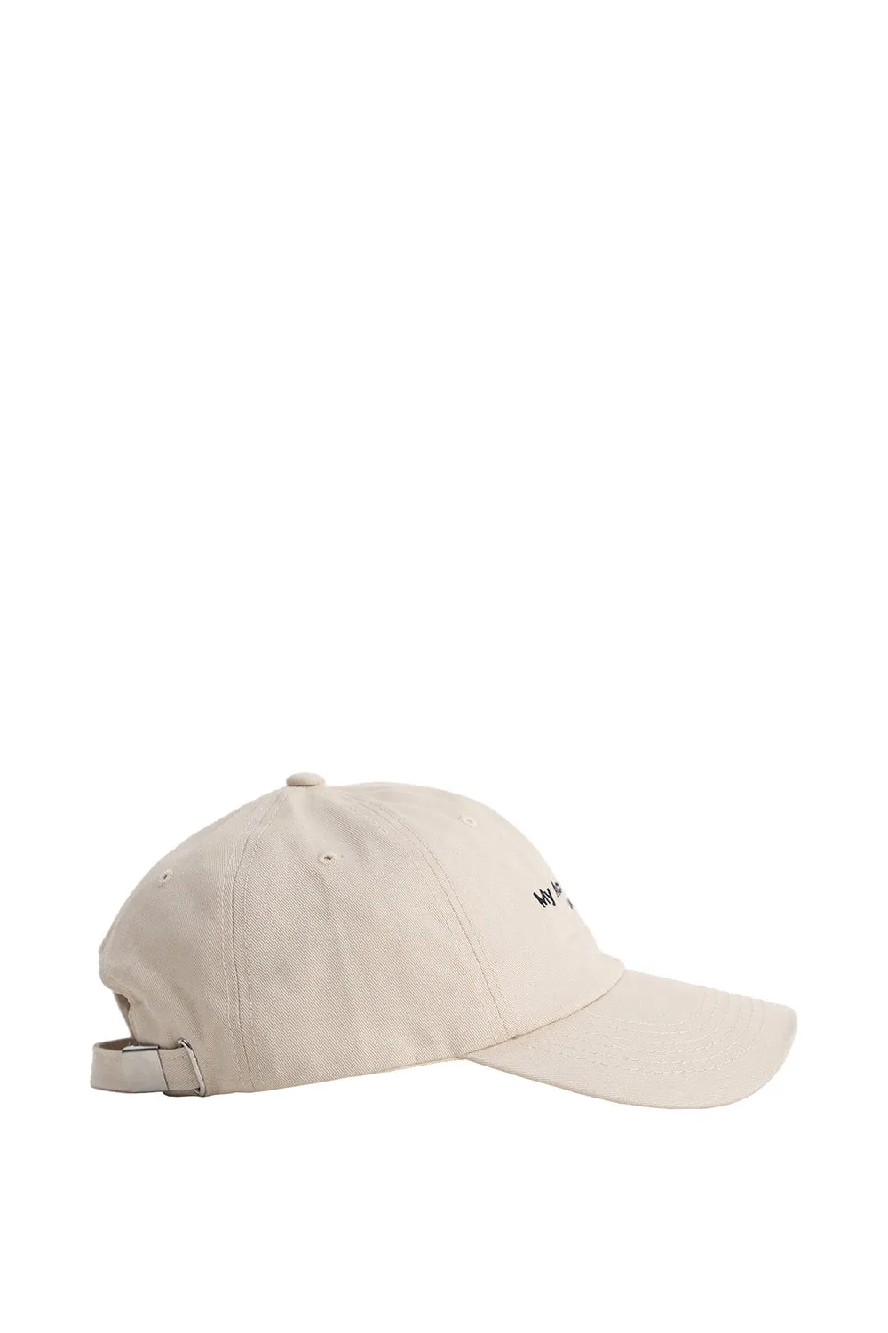 My Accessories London Logo Cap in Off White