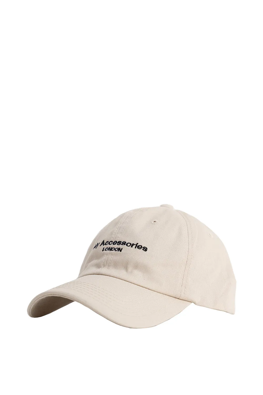 My Accessories London Logo Cap in Off White