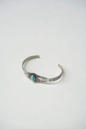 Navajo Vintage Silver Bangle