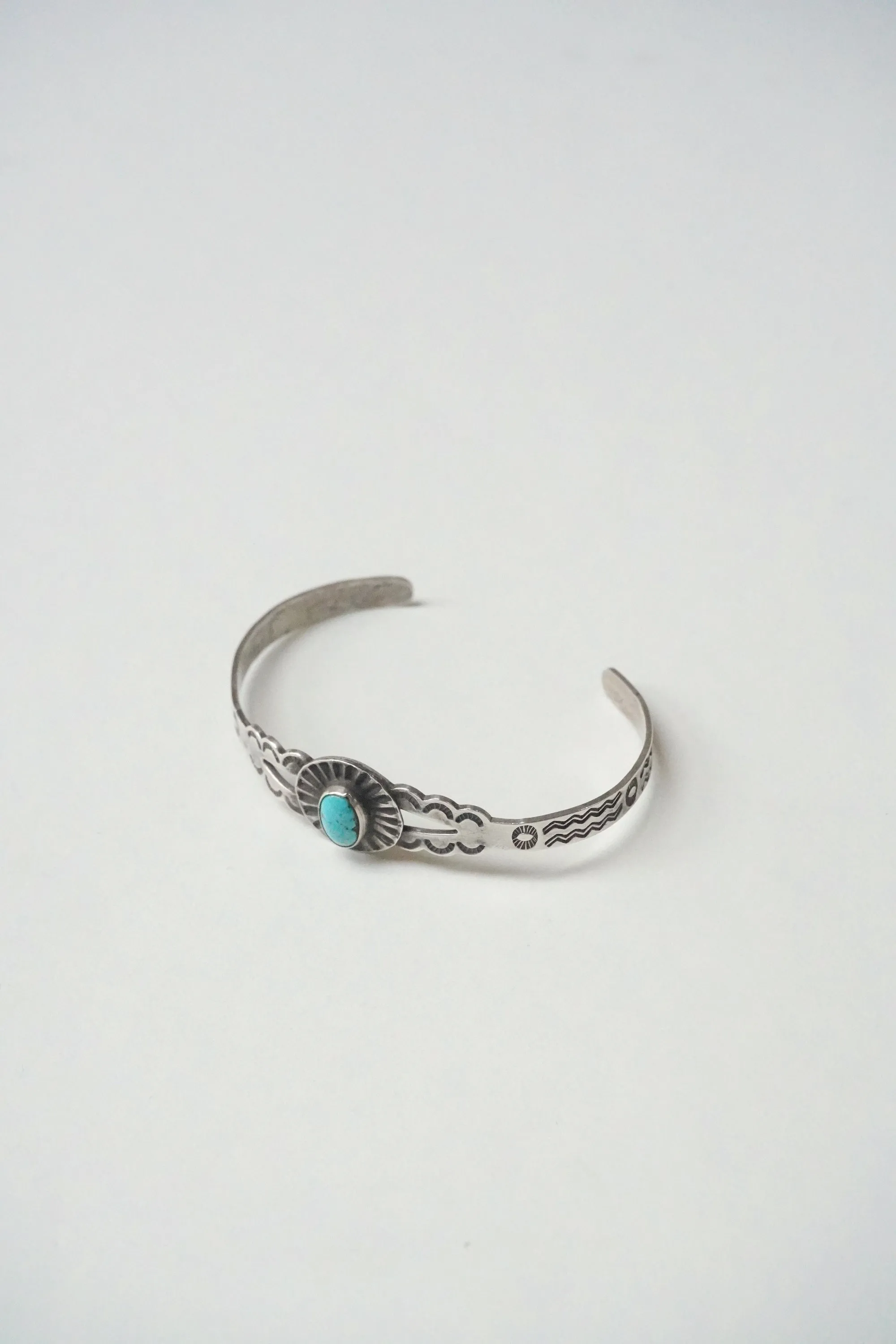 Navajo Vintage Silver Bangle