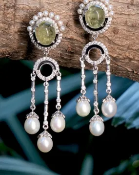 Navratna Drop Earrings