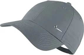 NIke Heritage Metal Swoosh Cap Metal Grey