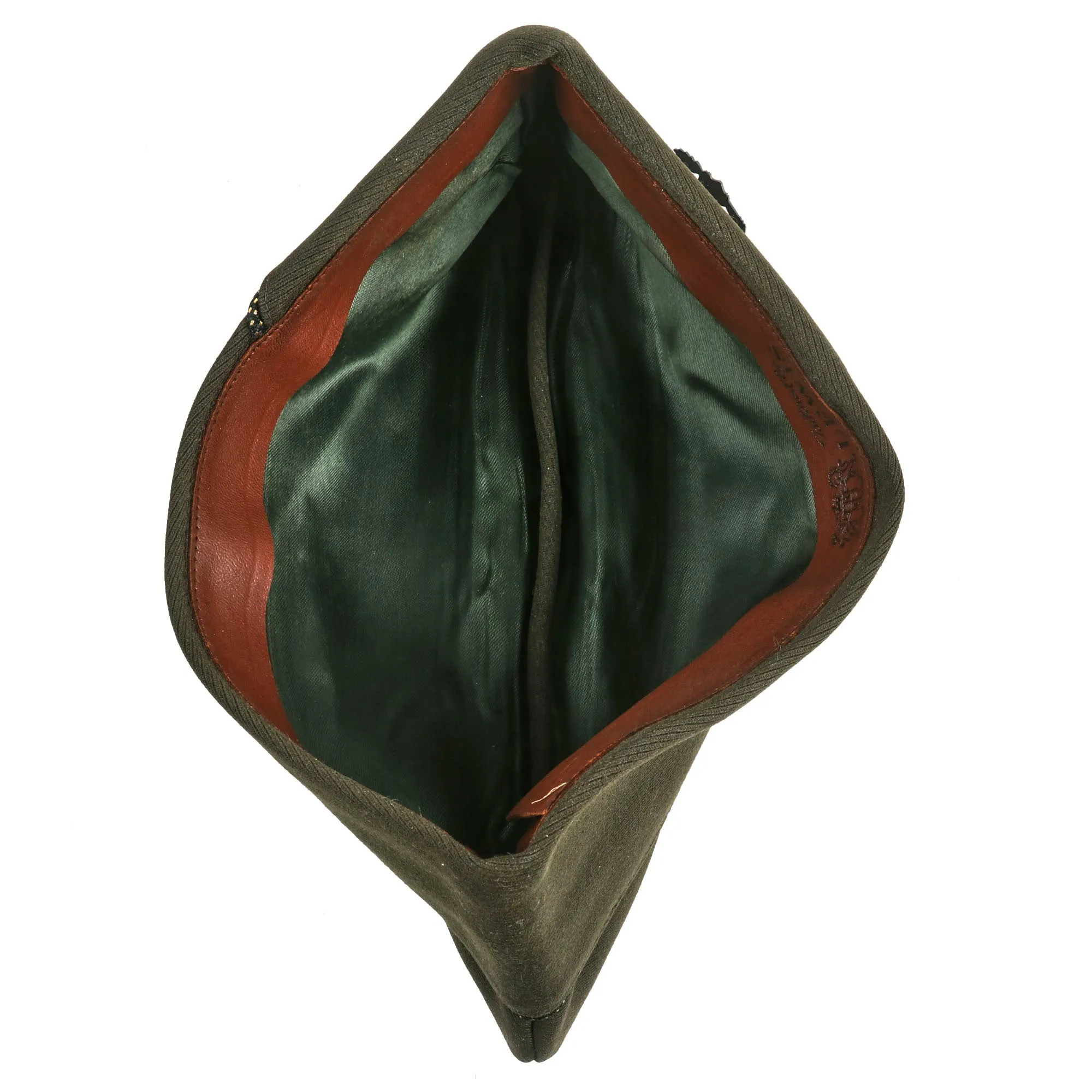 Original U.S. WWII Era Brigadier General and Colonel’s Overseas Side Cap (Garrison Cover) Grouping - (2) Items