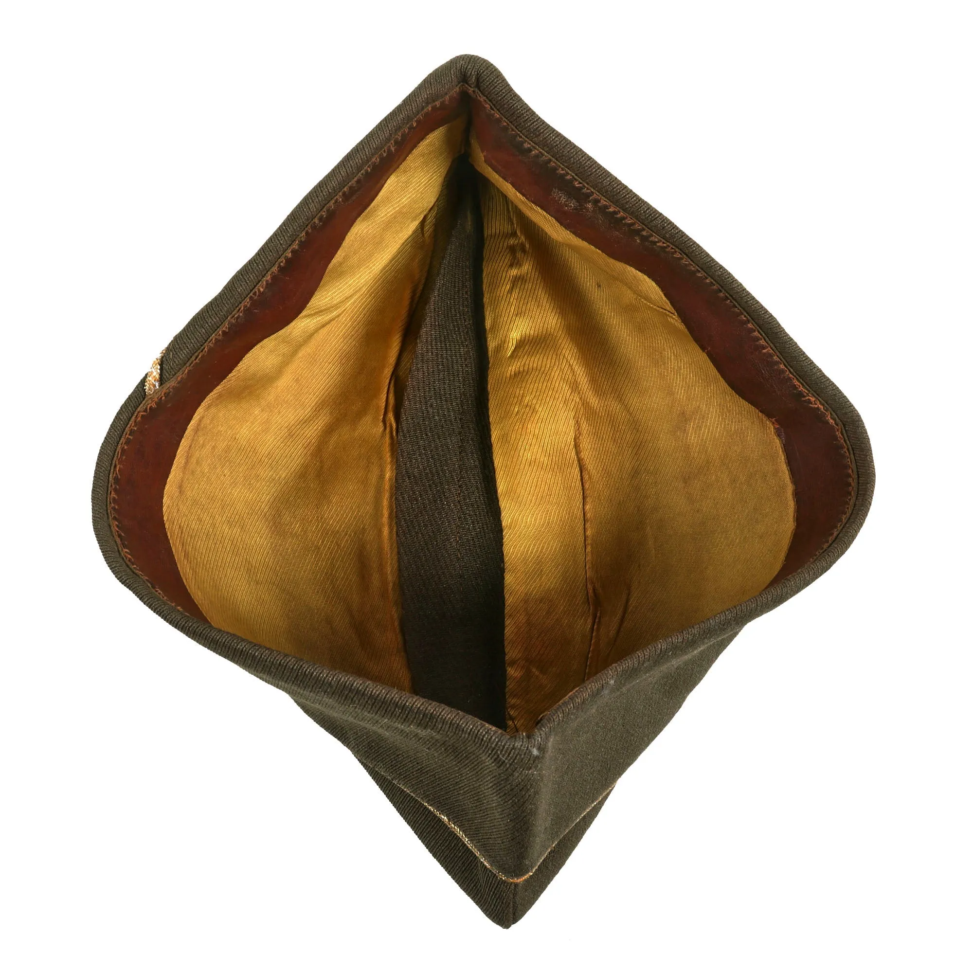 Original U.S. WWII Era Brigadier General and Colonel’s Overseas Side Cap (Garrison Cover) Grouping - (2) Items