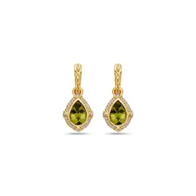 Pastel Diamond Classic Pear Shape Drop Earring