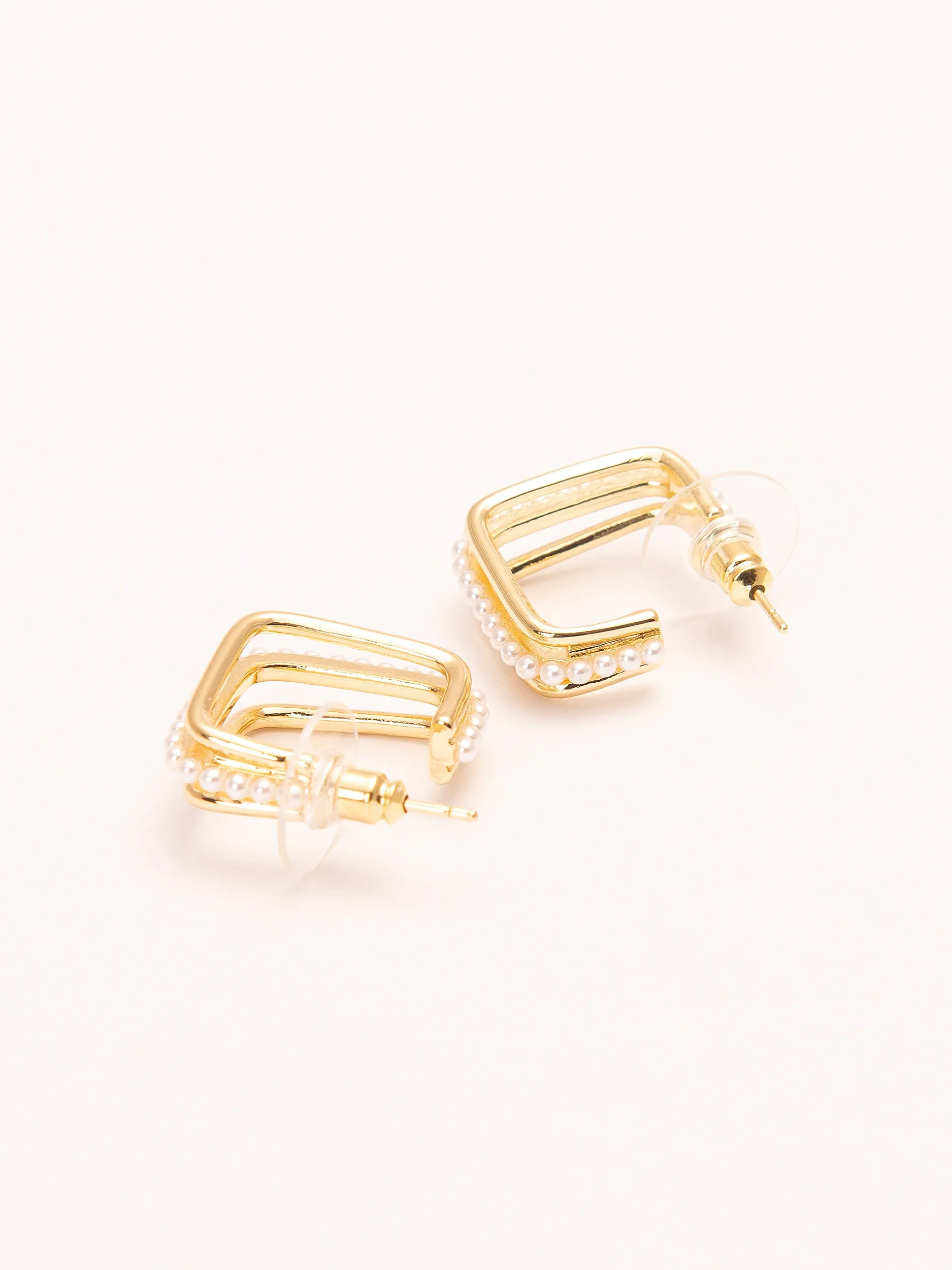 Pearl Stud Earrings