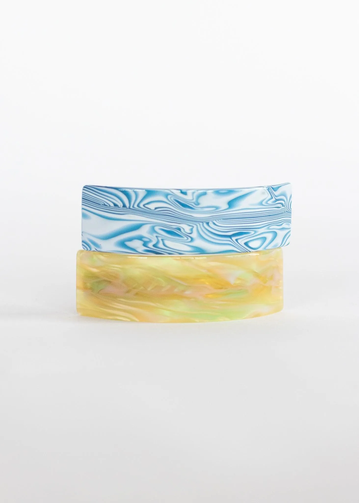 Pony Clip - Marbled Blue
