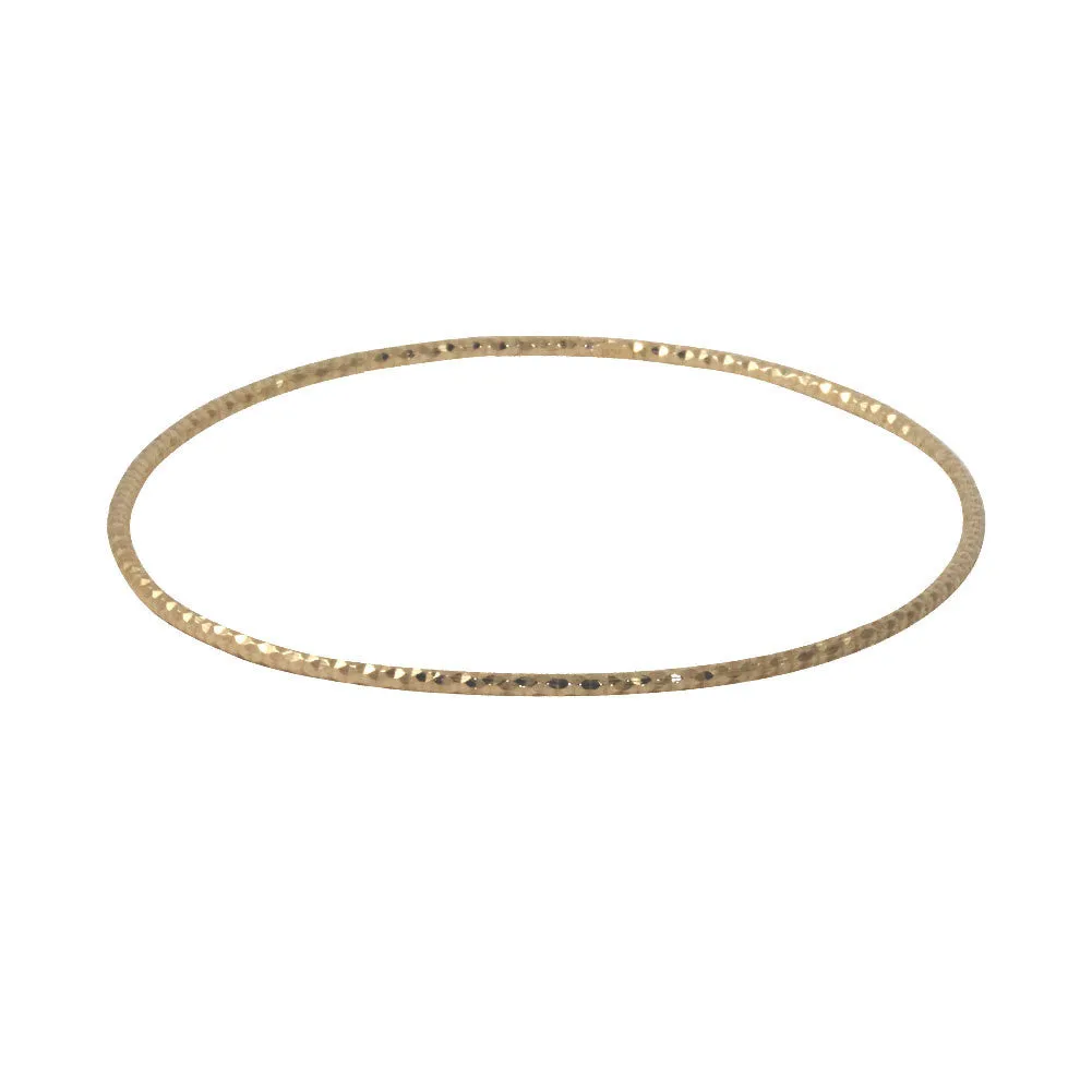 "Galaxy" Gold-Dipped Bangle Bracelet Slim