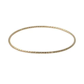 "Galaxy" Gold-Dipped Bangle Bracelet Slim