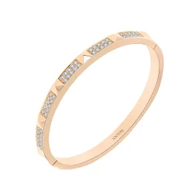 R.08® Deux Diamond Bangle | Rose Gold