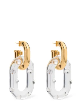 Rabanne   Xl link drop earrings 