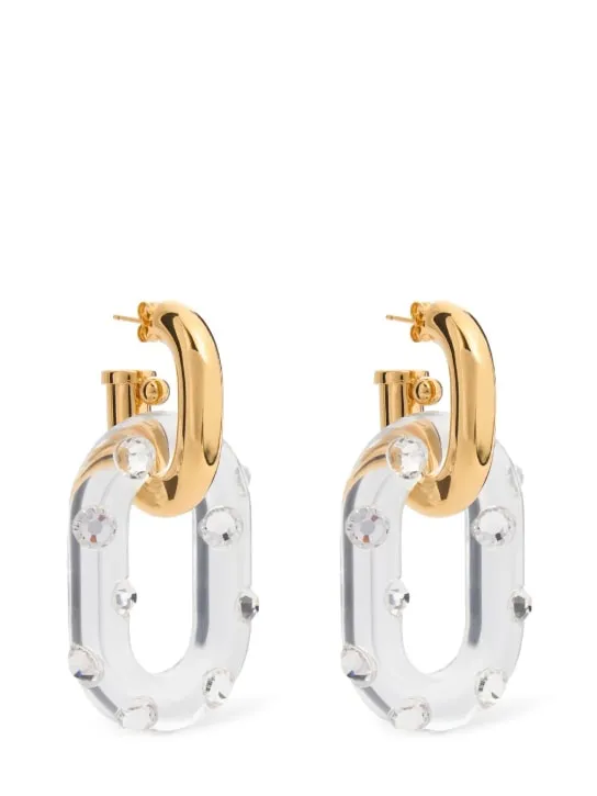 Rabanne   Xl link drop earrings 