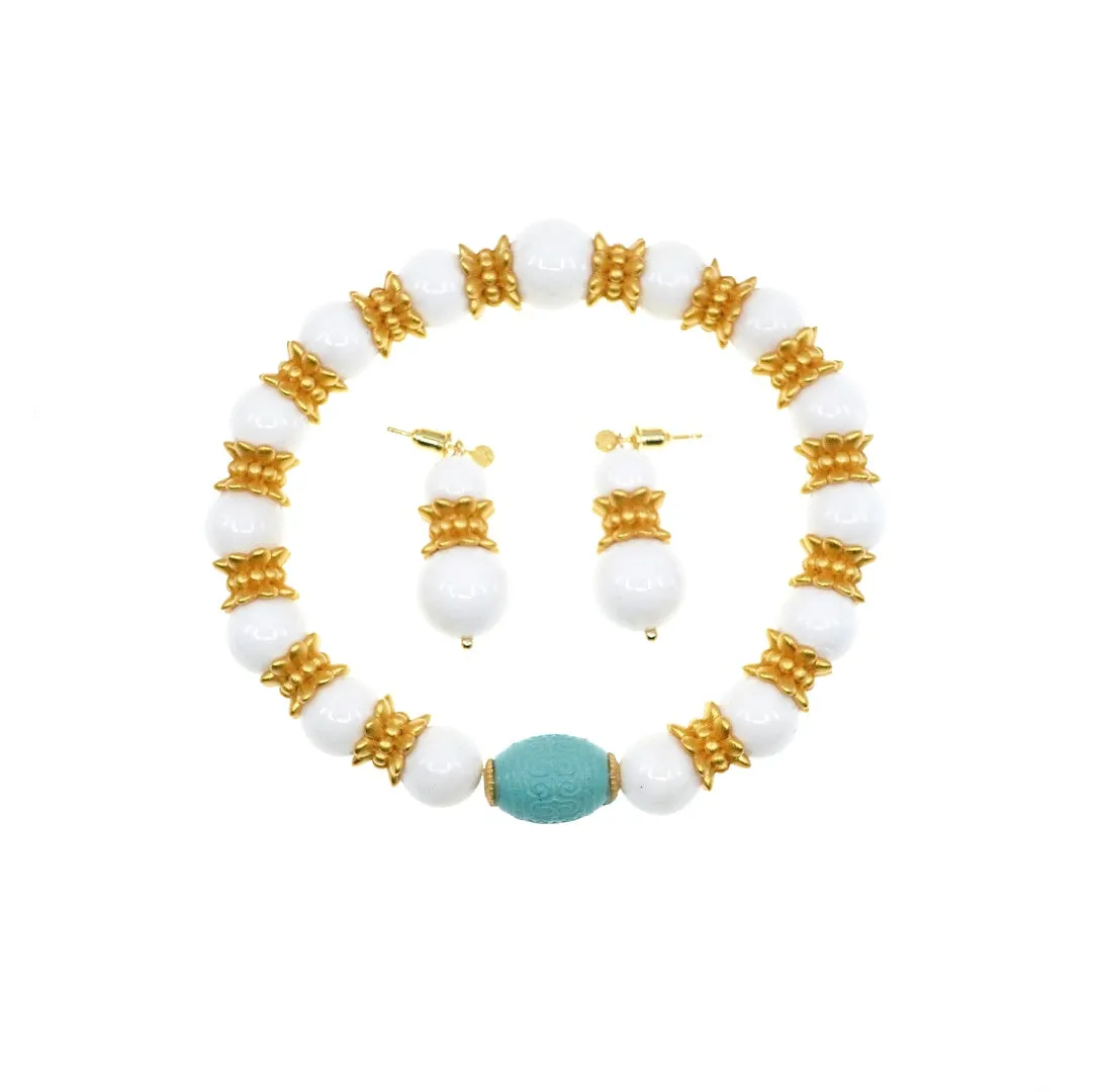 Realm of Peace Beaded Tridacna Bracelet