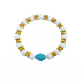Realm of Peace Beaded Tridacna Bracelet