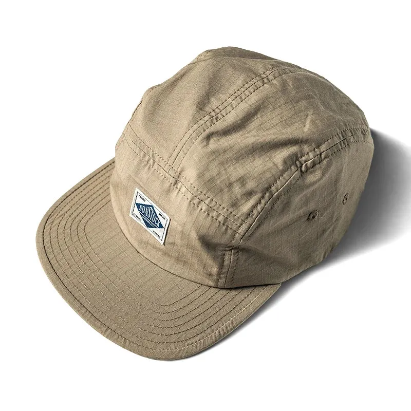 Ripstop Flat Peak Cap Men's Baseball Hat