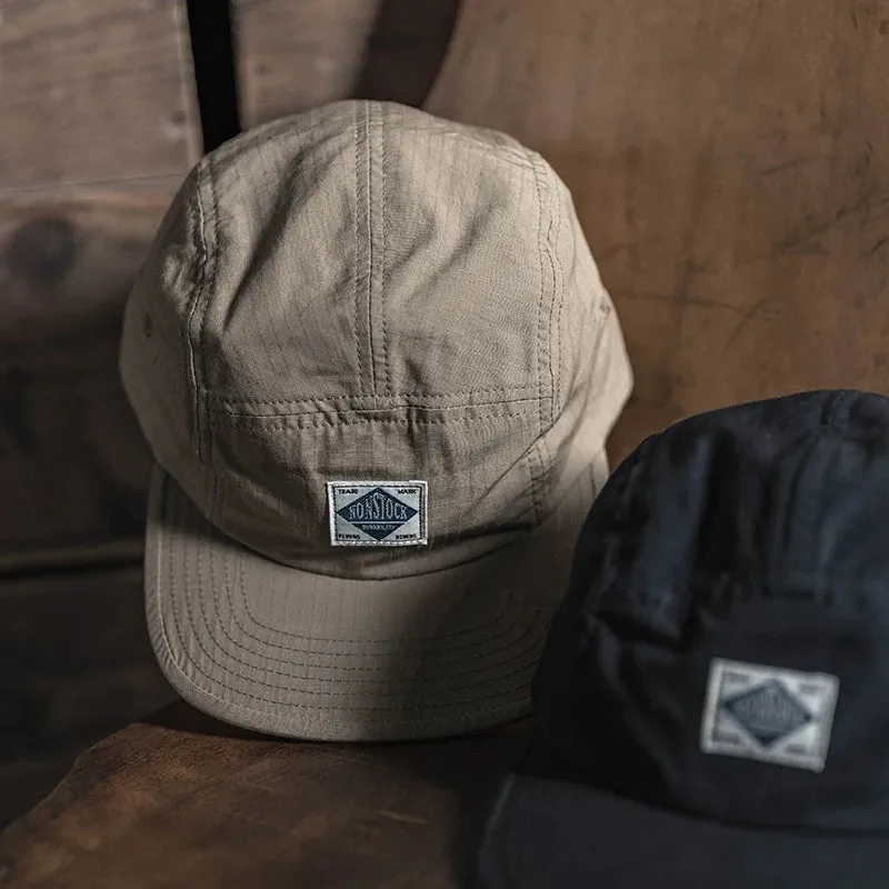 Ripstop Flat Peak Cap Men's Baseball Hat