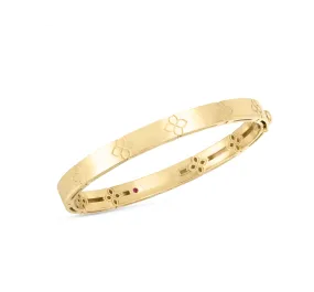 Roberto Coin Love in Verona Yellow Gold Bangle