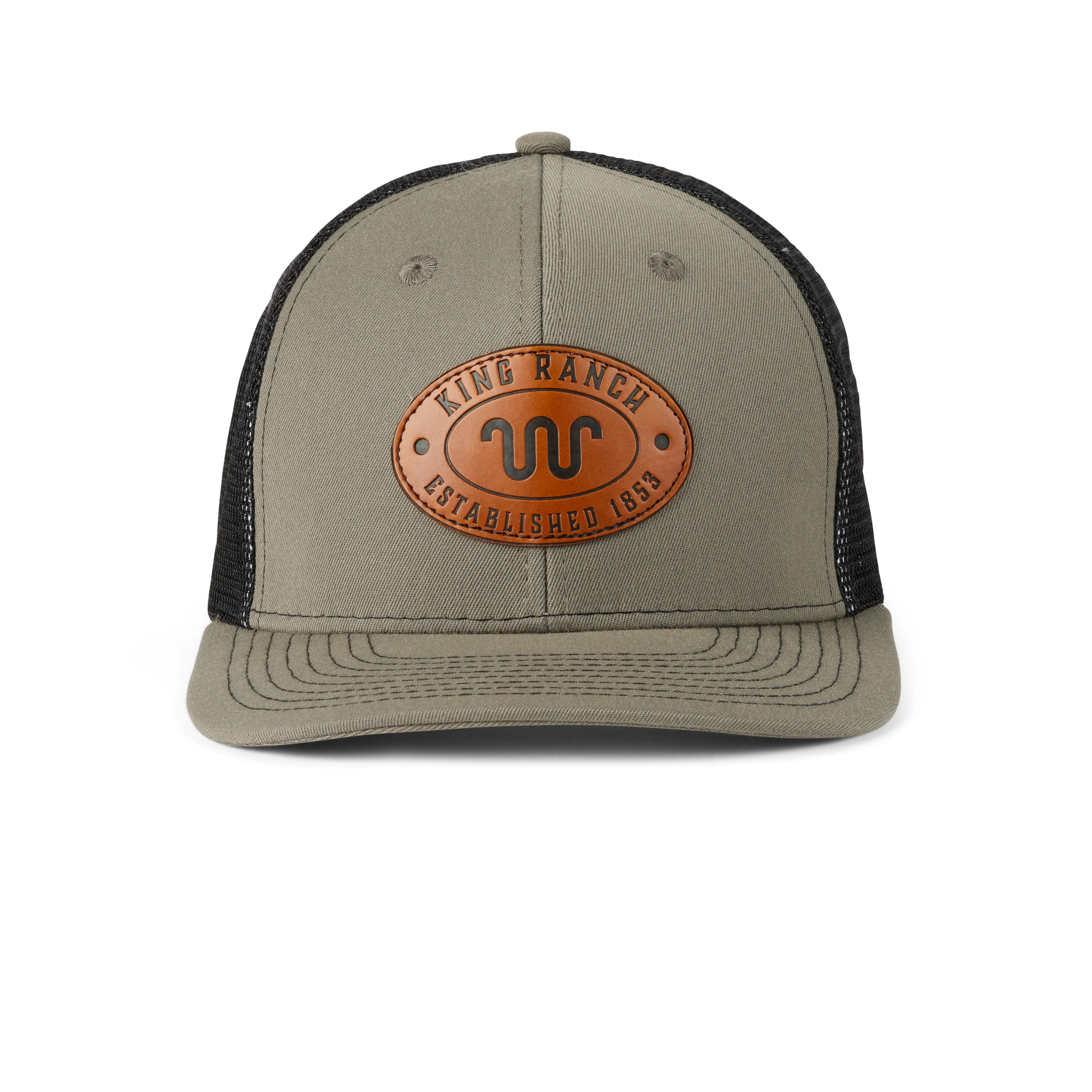 Running W Leather Patch Cap
