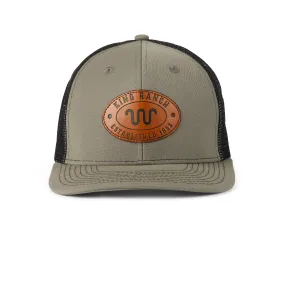 Running W Leather Patch Cap
