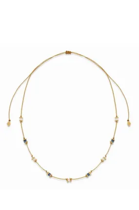 SAHARA JADE NECKLACE~ Blue And White