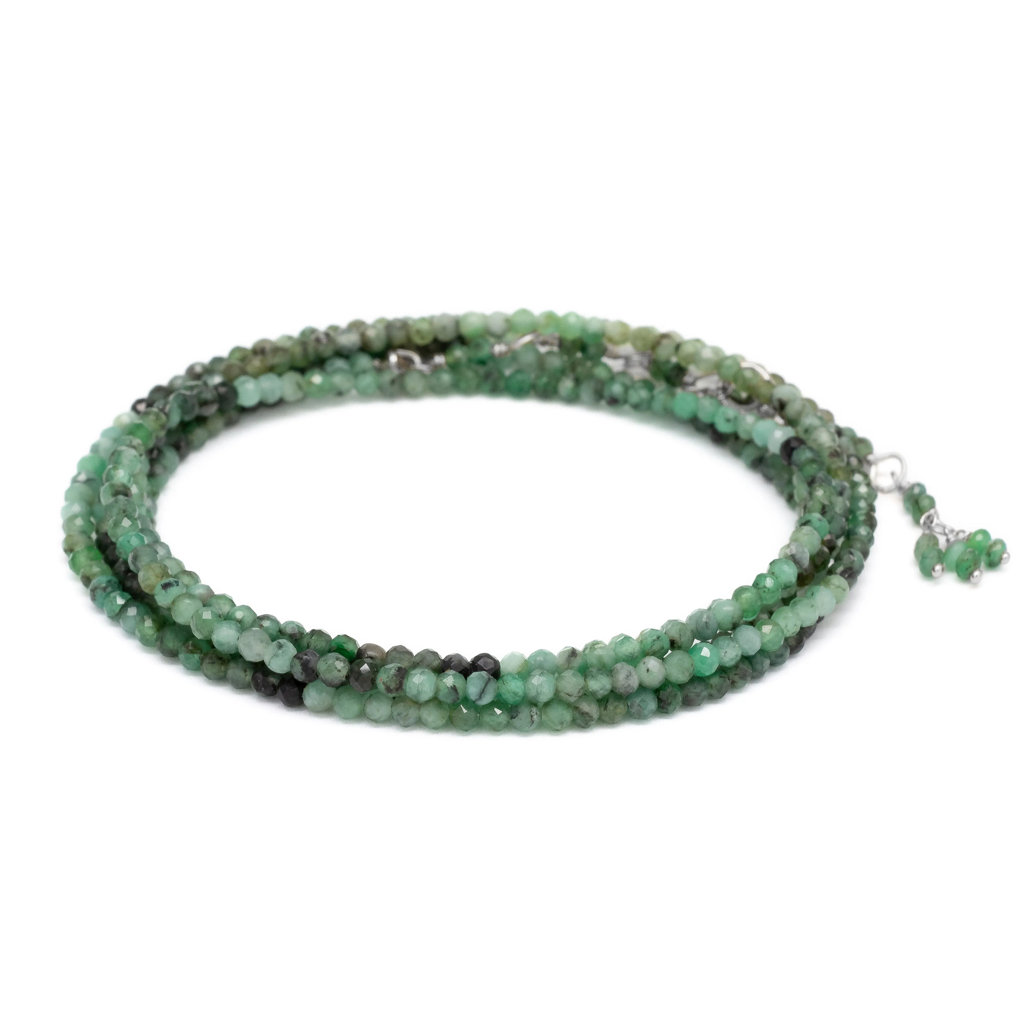 Sakota Emerald Wrap Bracelet - Necklace