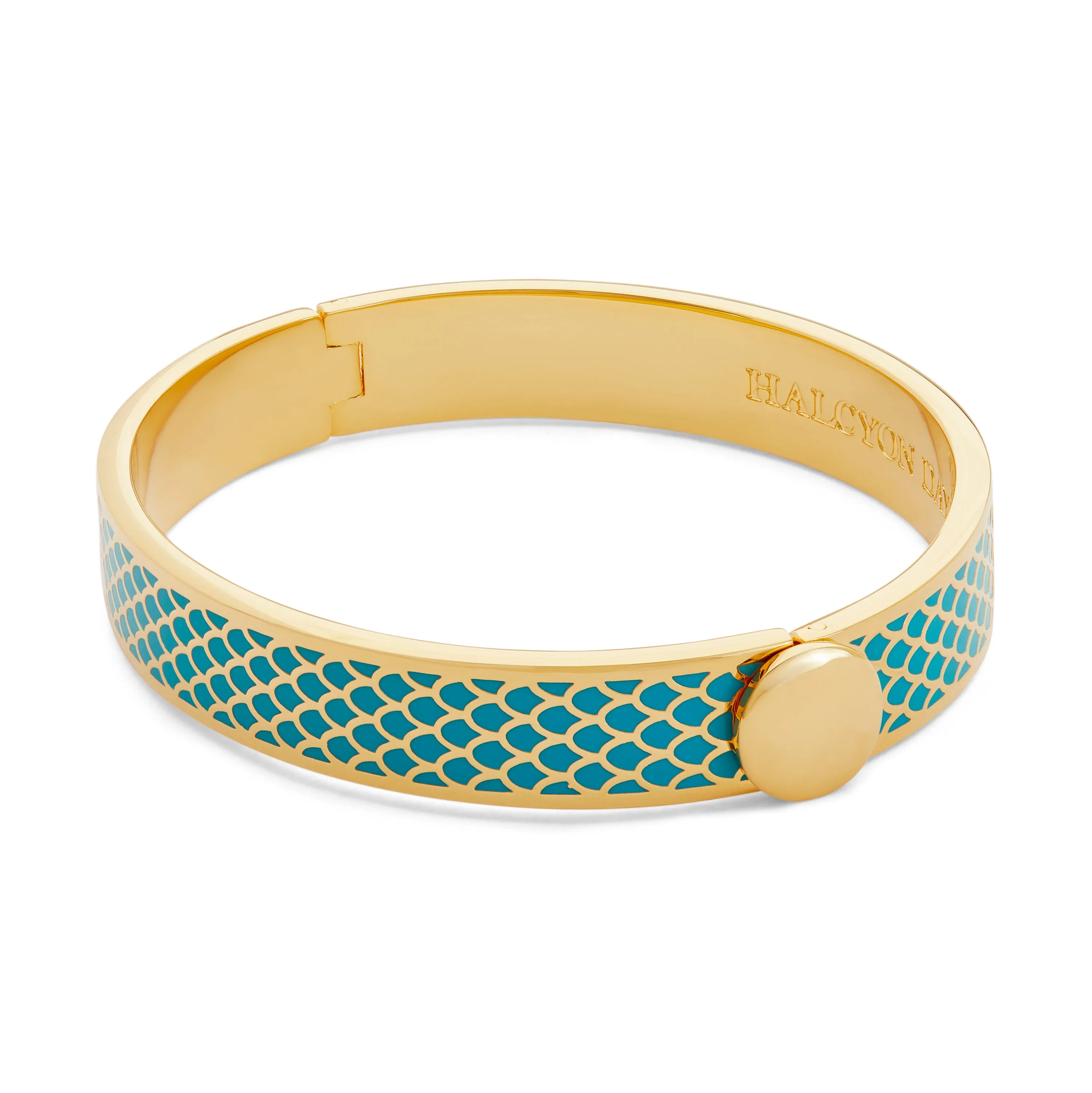 Salamander Turquoise & Gold Bangle