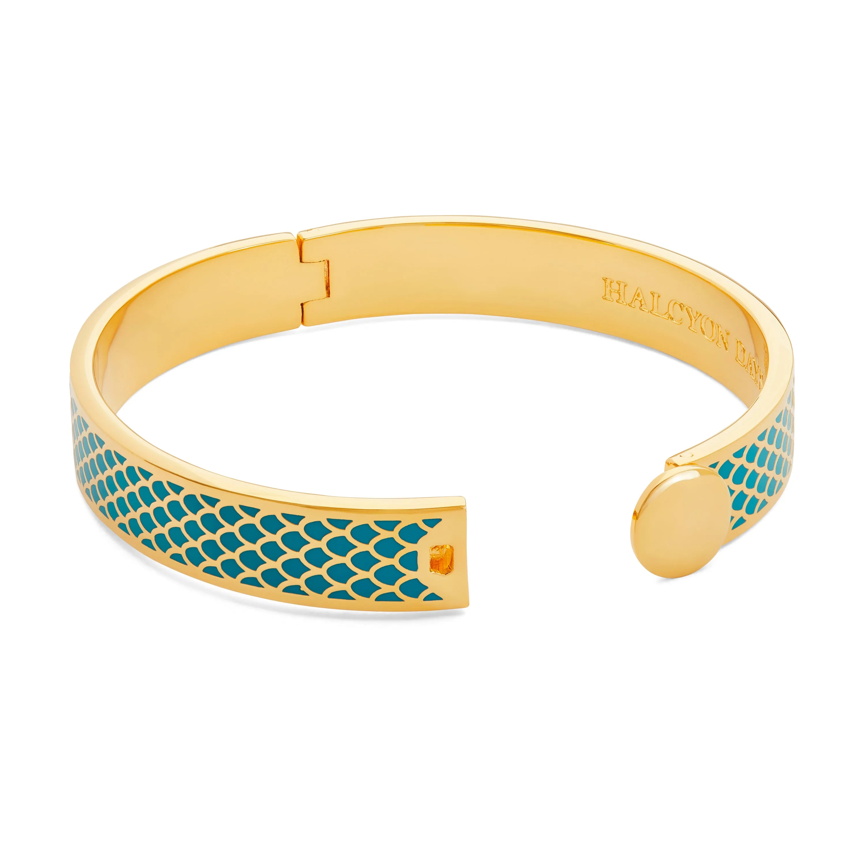 Salamander Turquoise & Gold Bangle