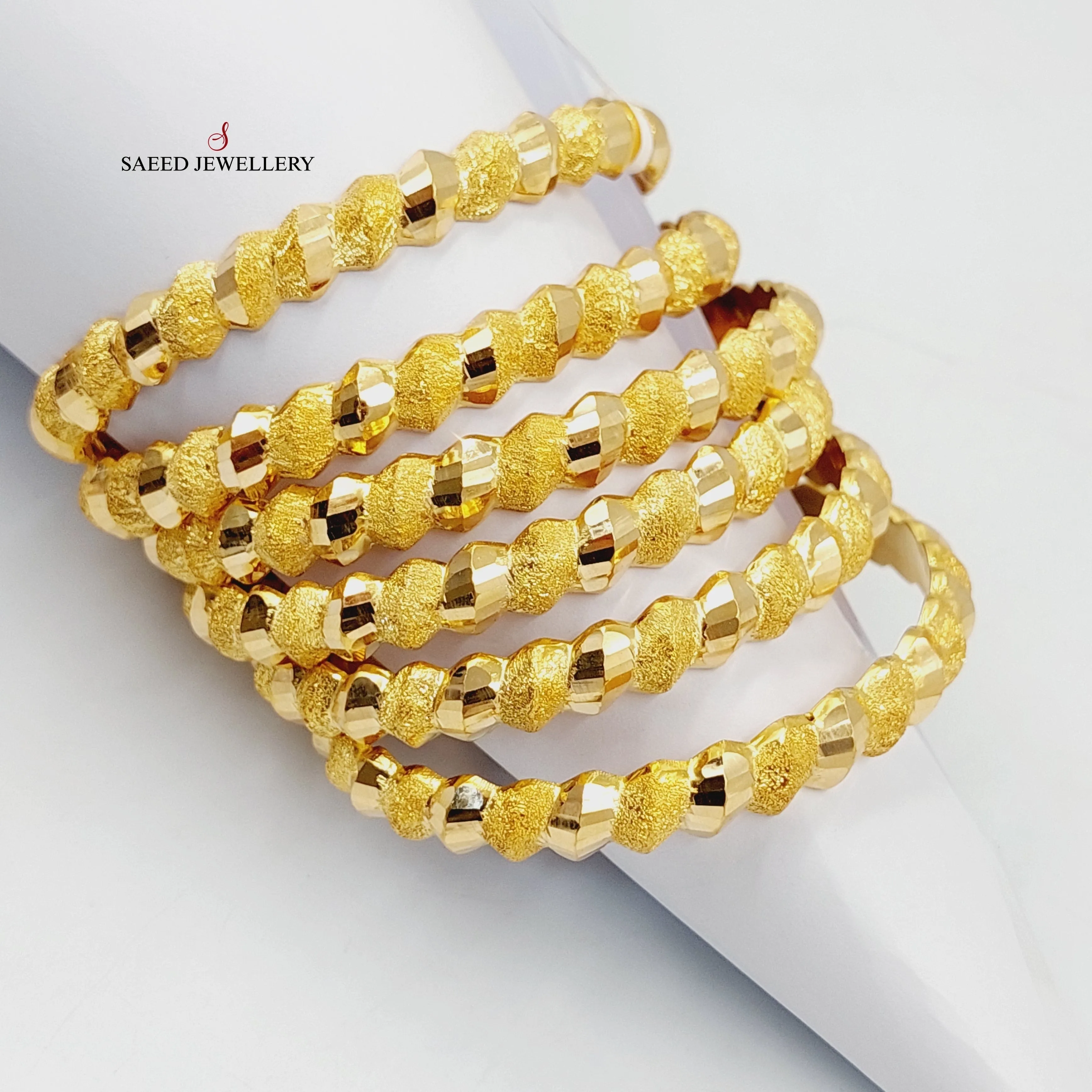 Sanded Twisted Bangle