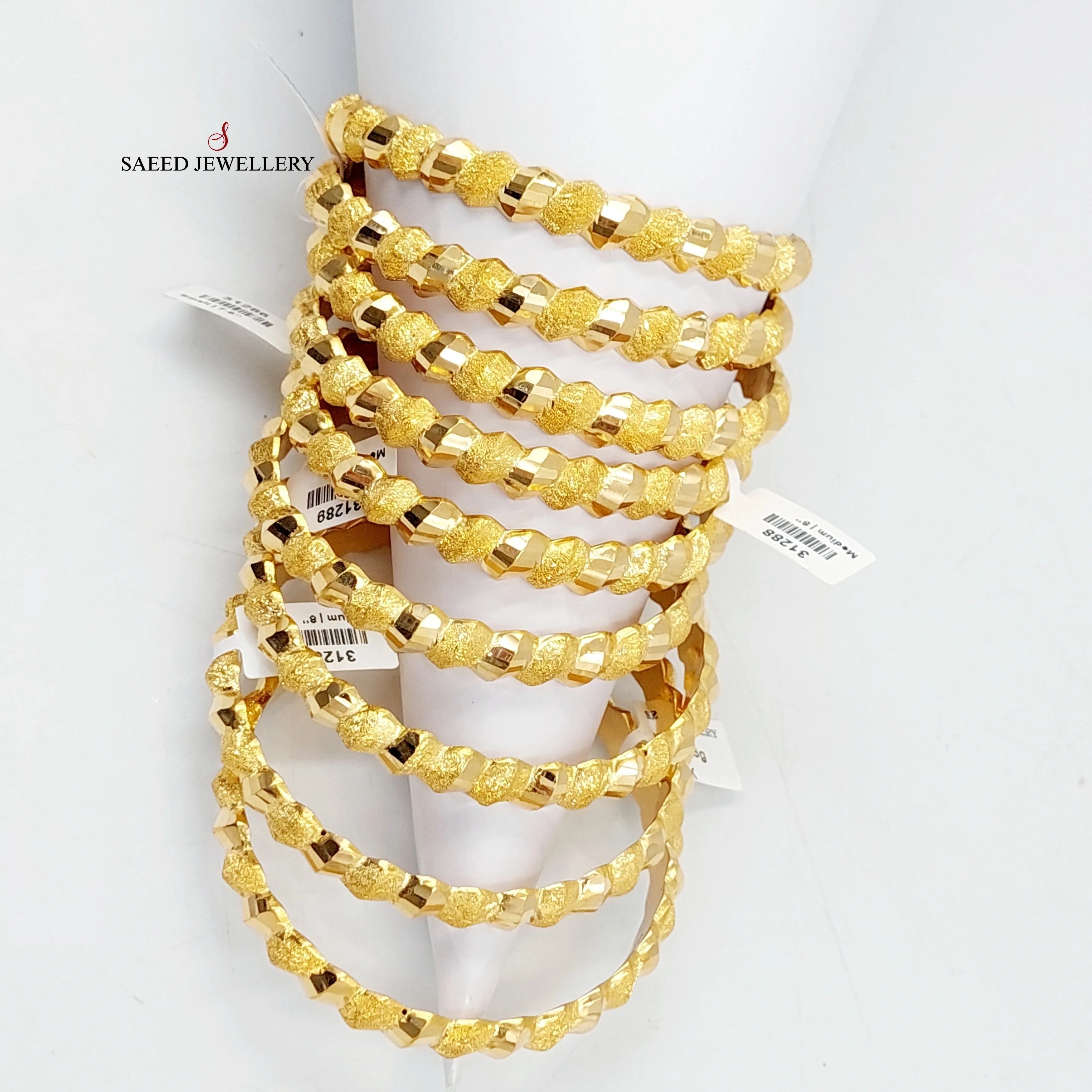 Sanded Twisted Bangle